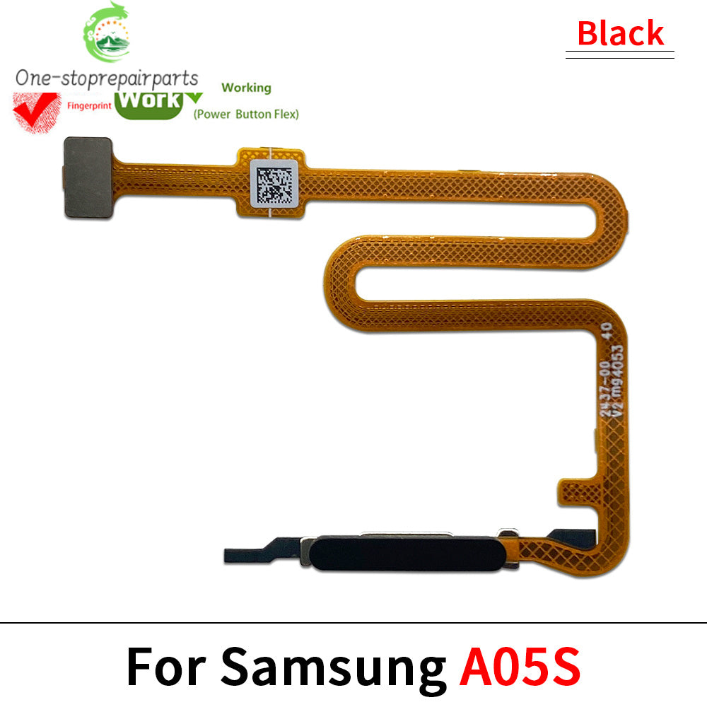 New For Samsung A03S A037F A04s A047F A05s A057F Fingerprint Sensor Home Return Key Menu Button Flex Cable Samsung phone repair parts