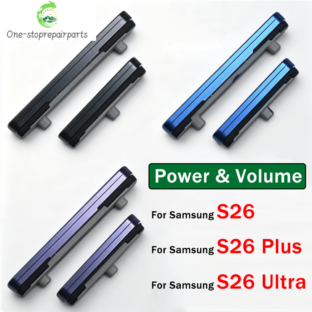 New Power Switch On Off Button Volume Key Button Flex Cable For Samsung S26 Plus Ultra 4G 5G Samsung phone repair parts