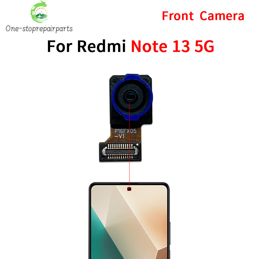 Front Camera Flex Back Rear Camera Module Flex Cable For Xiaomi Redmi Note 13 Pro Plus 4G 5G Xiaomi  Xiao mi phone repair parts