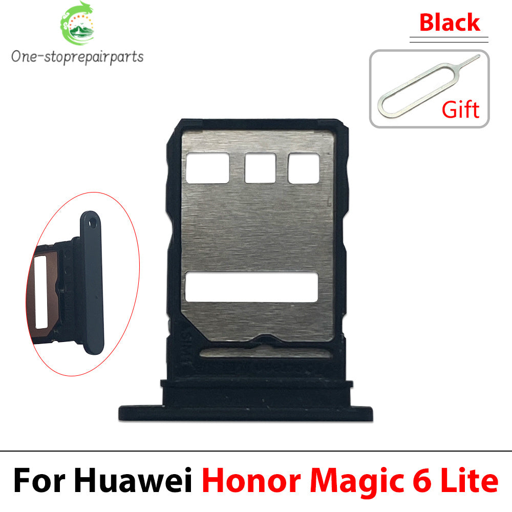 New Micro Nano SIM Card Holder Tray Slot Holder Adapter Socket For Huawei Honor Magic 4 5 6 Pro Lite 4G 5G Huawei phone repair parts