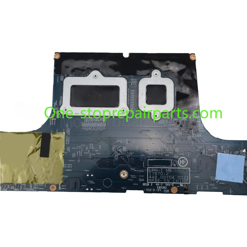 Laptop Motherboard For Lenovo ThinkPad P1 Gen 1 17870-2 With CPU i7-8750H i5-8400H GPU N18P-Q1 P1000 Motherboard 01YU927 01YU935 Lenovo laptop repair parts