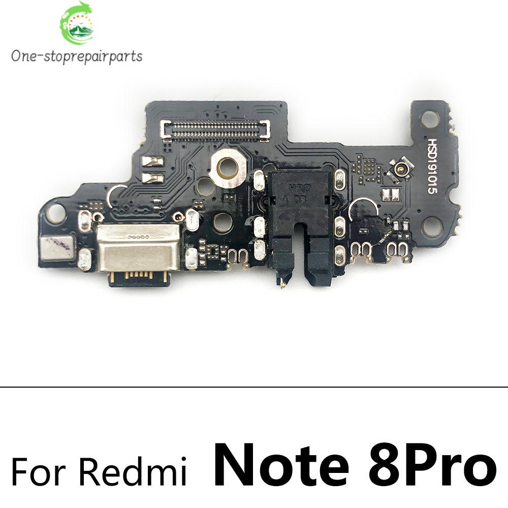 USB Charging Port Microphone Dock Connector Board Flex Cable For Xiaomi Redmi Note 7 8 8T 9 9s 10 11 Pro 5G  Xiaomi  Xiao mi phone repair parts