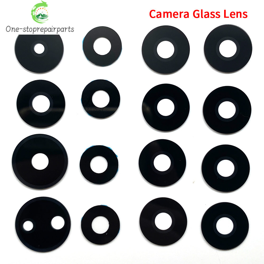 100Pcs, Back Rear Camera Glass Lens With Adhesive For Huawei Honor X5 X6 X6s X6A X6B X7 X7A X7B X8 X8A X8B X9 X9A X9B 4G 5G Huawei phone repair parts