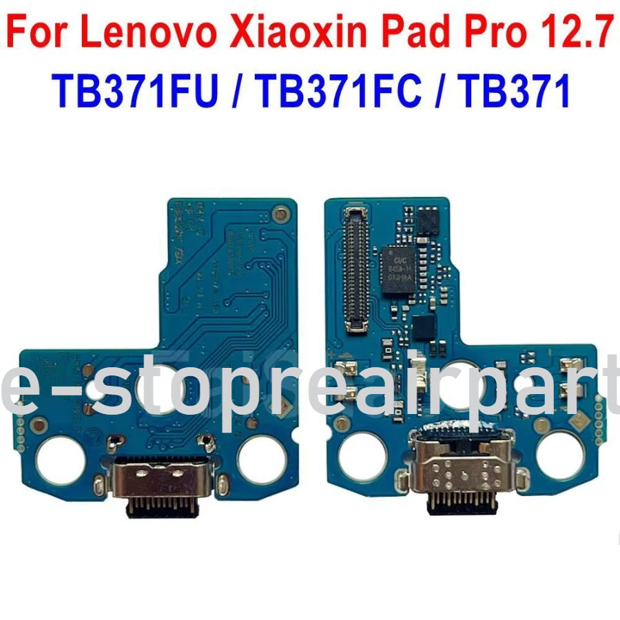 USB Charging Port Connector Plug Jack Charge Dock Board Flex Cable For Lenovo Xiaoxin Pad Pro 12.7 inch TB371FU TB371FC TB371 Lenovo Tablet repair parts