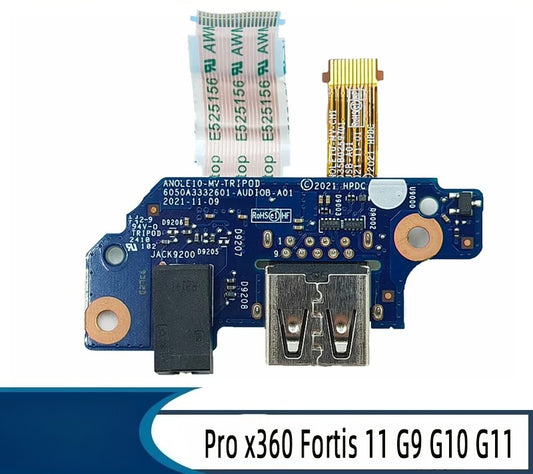 I/O USB daughterboard for HP Pro x360 Fortis 11 G9 G10 G11 USB audio board 6050A3332601
