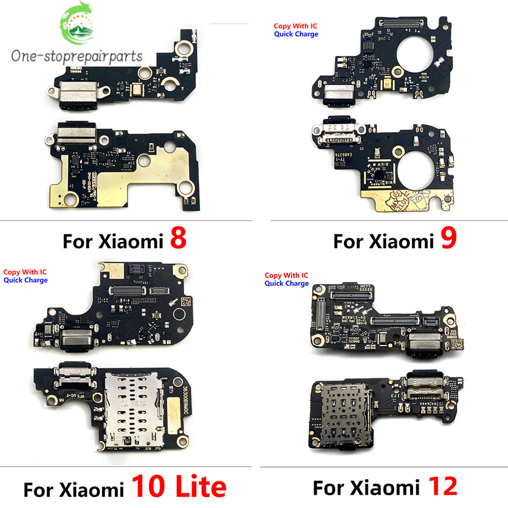 Dock Connector USB Charger Charging Port Flex Cable Board For Xiaomi Mi 10T 9T 10 11T Pro Mi10T 12T Pro Mi 11 A1 A2 Lite 8 9 SE Xiaomi  Xiao mi phone repair parts