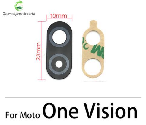 10Pcs,  Camera Glass Lens Back Rear Camera Glass Lens For Motorola Moto One Hyper Fusion Plus Action Vision With Adhesive Motorola phone repair parts