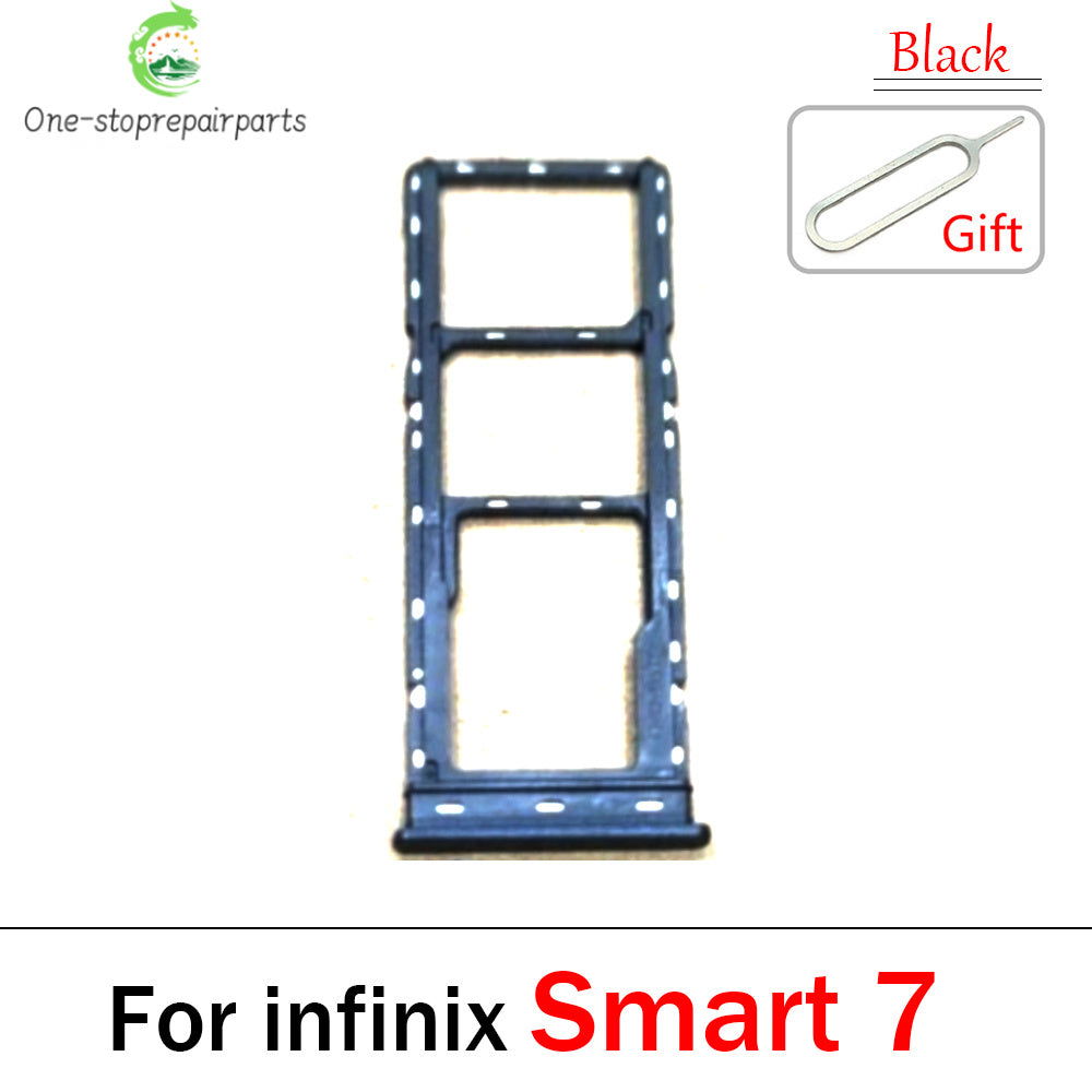 New SIM Card Tray Slot Holder For Infinix Smart 6 7 HD Plus Replacement Parts  infinix phone repair parts