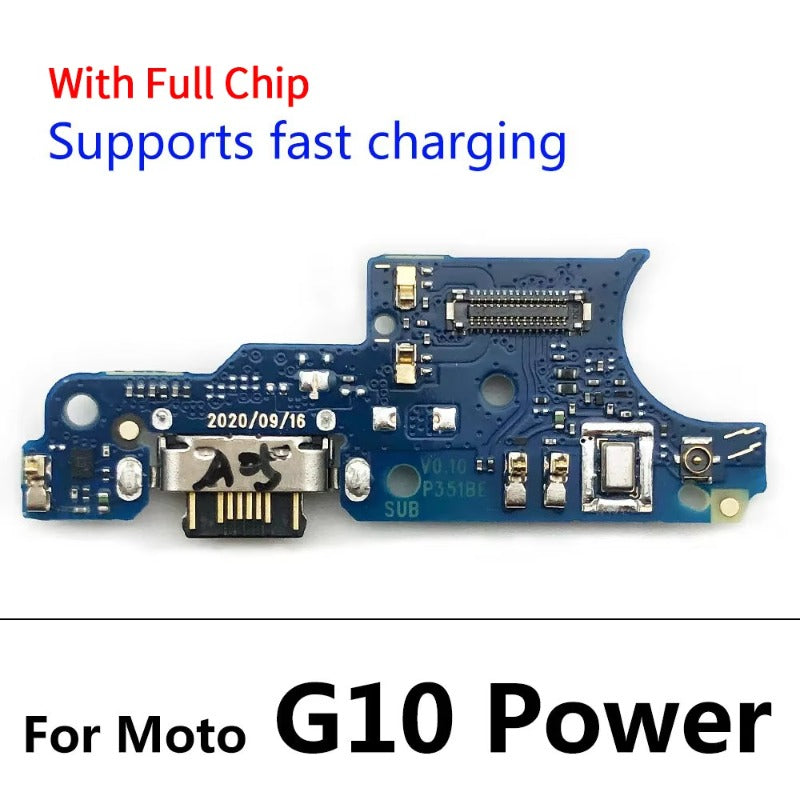New For Moto G10 G20 G30 G50 G31 G41 G71 G60s G51 G22 G72 5G USB Charge Port Jack Dock Connector Charging Board Flex Cable Motorola phone repair parts
