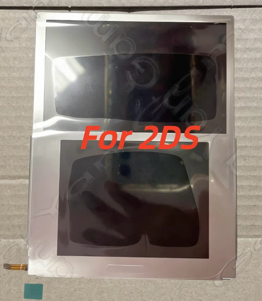 1PCS Original NEW Top Bottom LCD Display Screen For 2DS Replacement LCD Screen Accessories Dropshipping +Protective Film Game console repair parts
