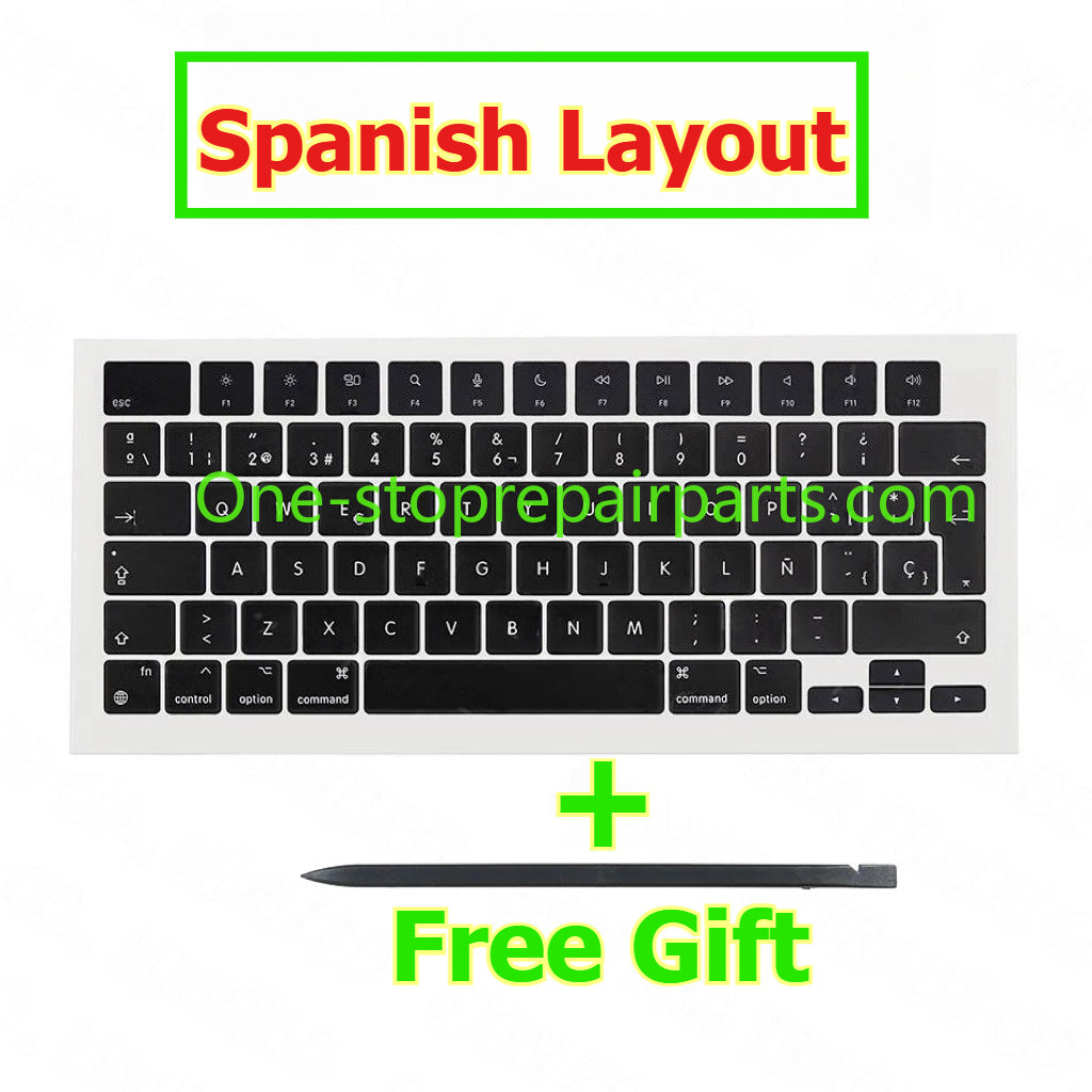 Keycap Key Cap keycaps A2442 A2485 A2779 A2780 A2941 A2681 A2918 A2992 A2991 A3113 A3114 for Macbook 14" 16 13 keyboard repair