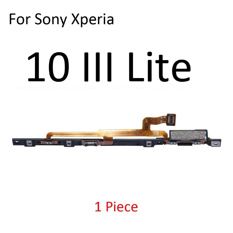 Switch Power ON OFF Key Mute Silent Volume Button Ribbon Flex Cable Parts For Sony Xperia Pro I 10 II III Lite Plus V VI Sony phone repair parts