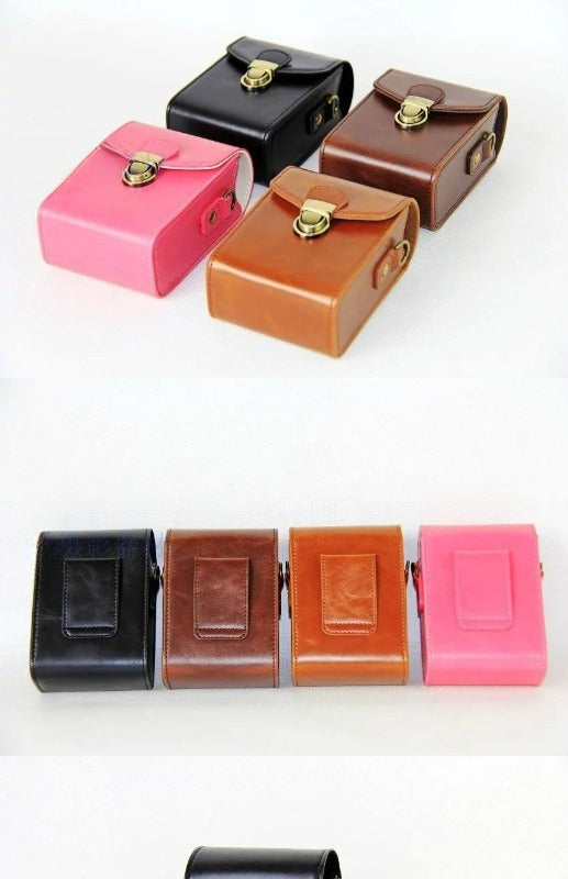 Card machine digital camera bag for Canon Sony Nikon Samsung Panasonic Fuji Olympus leather case Digital camera accessories