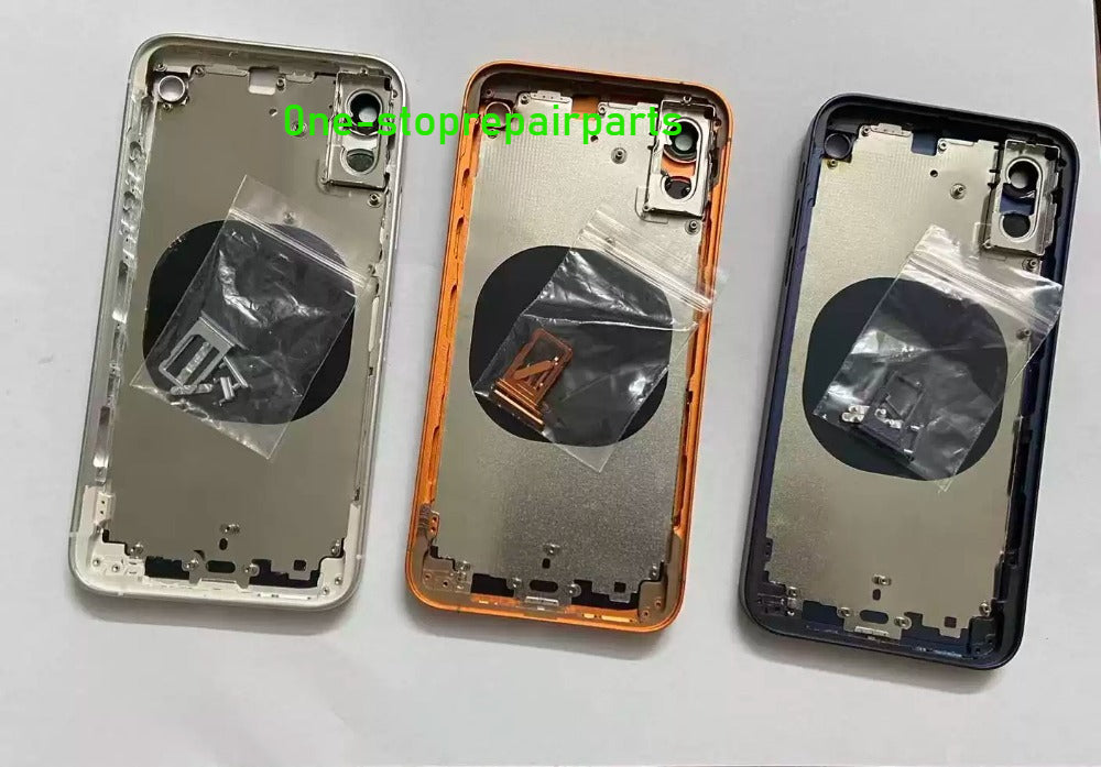DIY Convertor Housing Back Cover Assembly Compatible For iPhone X XR XS MAX 11 11PRO 12 12PRO 13 Pro 14Pro 15Pro 15 Pro Max To 17 18 17Pro 18Pro Max Backshell Replacement Refitted Chassis Pre-Installed Modified Middle Frame iPhone phone repair parts