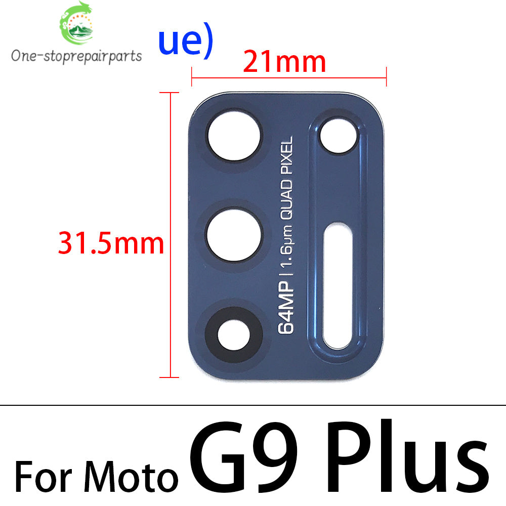 10Pcs/Lot,  Camera Glass For Motorola Moto G8 G9 Plus Play Power Lite Rear Back Camera glass Lens With Glue Adhesive Motorola phone repair parts