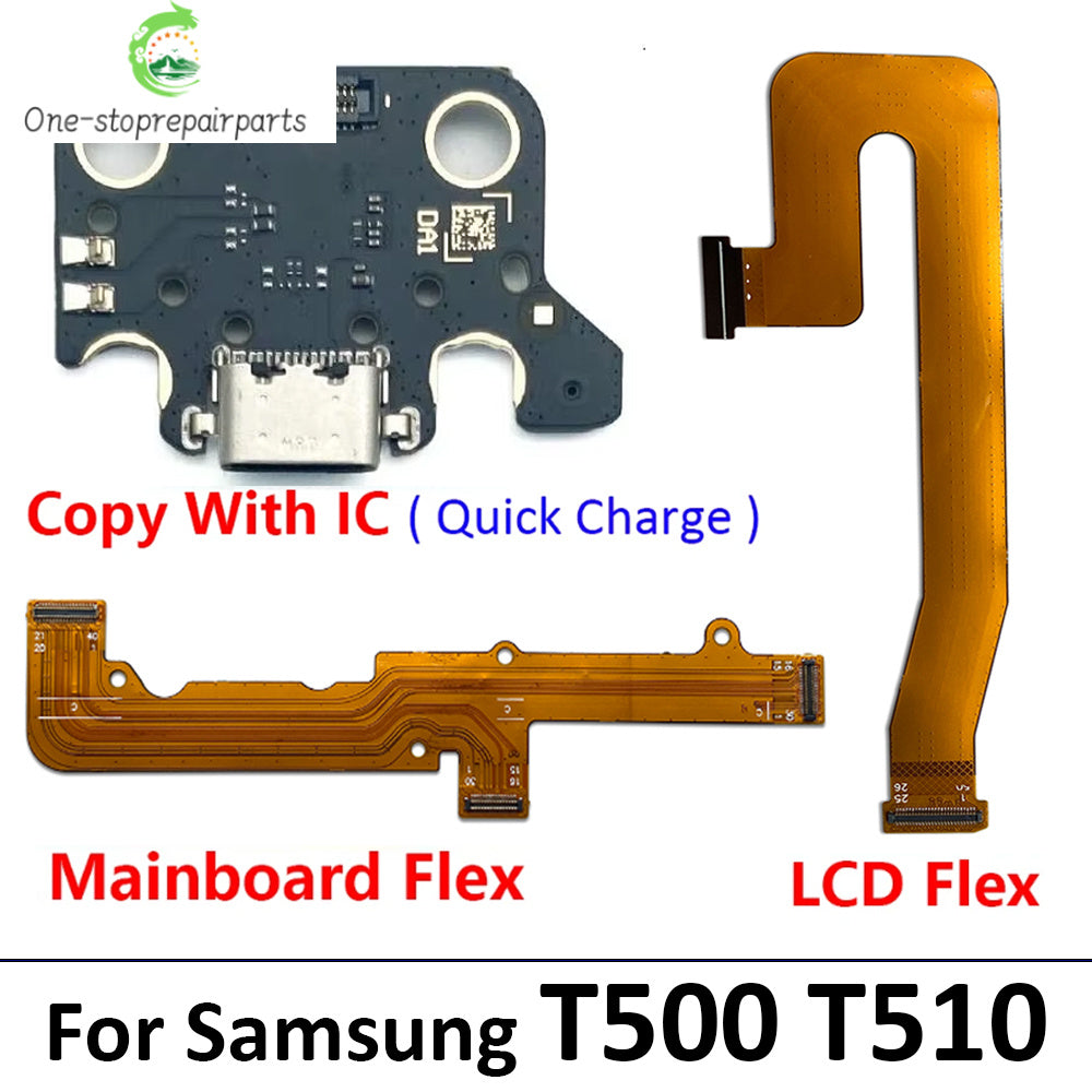 New USB Charging Dock Port Jack Connector Charge Board Flex Cable For Samsung Tab A7 10.4 2020 T500 T505 SM-T500 Samsung phone repair parts
