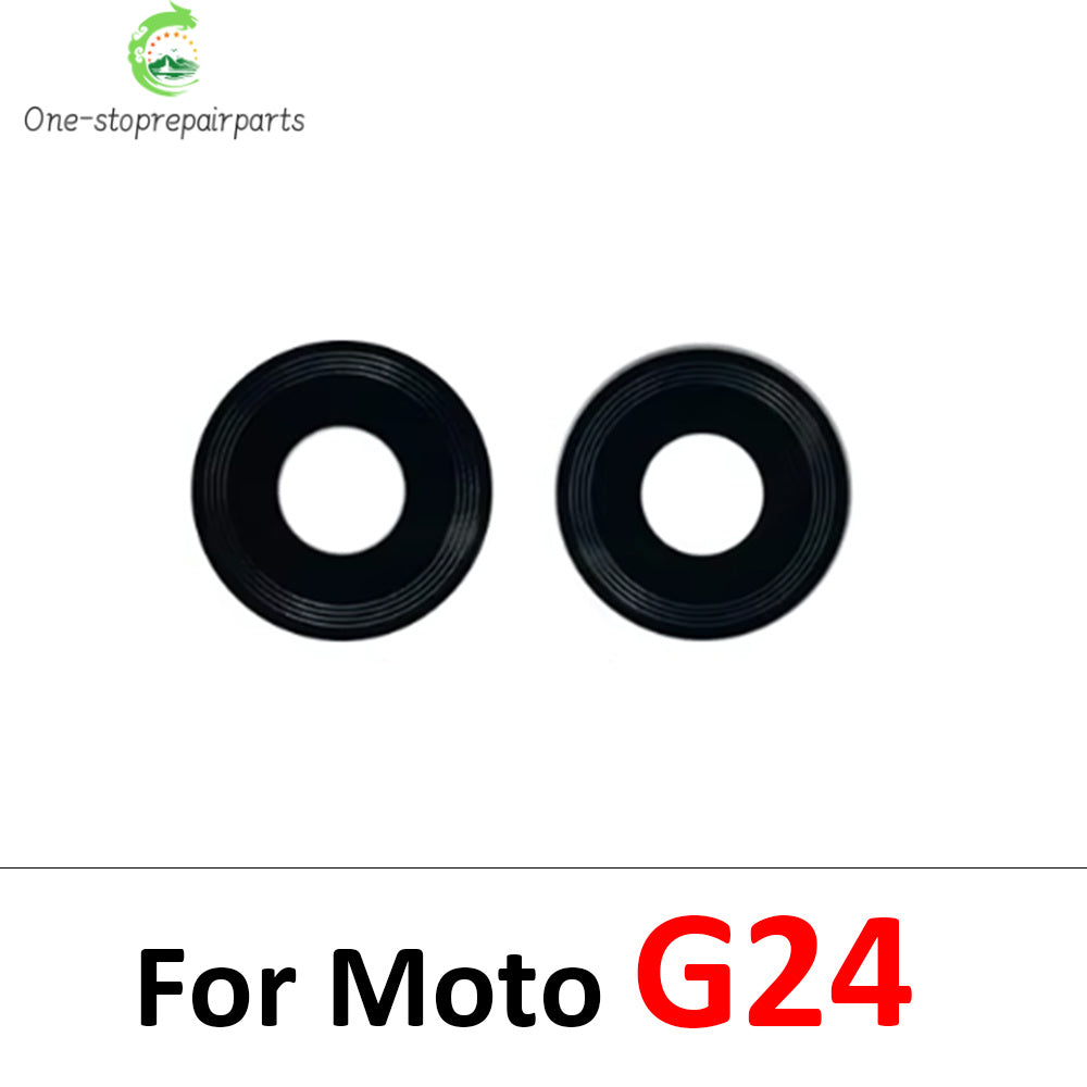 Rear Back Camera Glass Lens With Adhesive For Motorola Moto G22 G32 G42 G52 G62 G13 G23 G53 G73 G14 G24 G34 G54 G84 G04 G82 5G Motorola phone repair parts