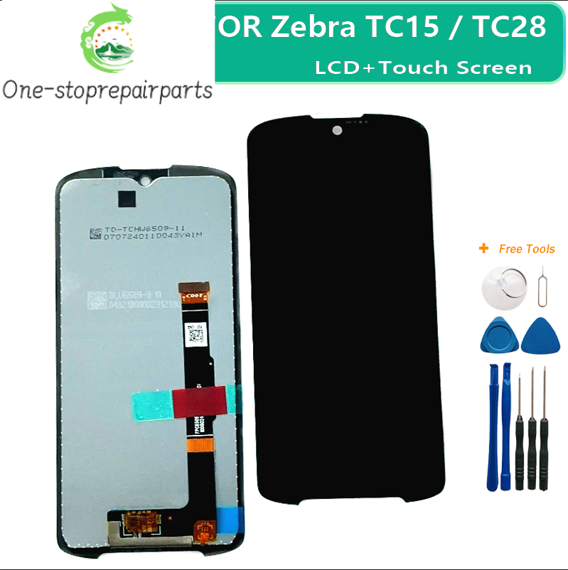 New Original Touch Screen LCD For Zebra TC15 TC28 Display Replacement Parts + Free Disassemble Tools Other Brand Phone repair parts