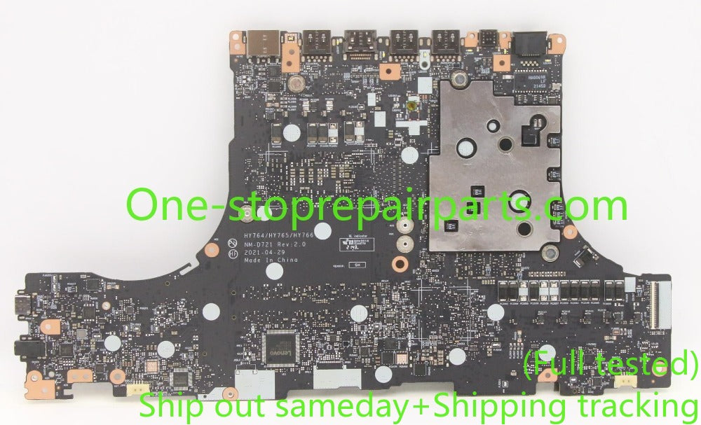 NM-D721 For Lenovo Legion 7-16ITHg6 Laptop Motherboard With I7 11800H CPU RTX3060 3070 GPU 6G 8G DDR5 5B21D66673 5B21D66675 SYSTEM BOARDS 100% Test OK Lenovo laptop repair parts