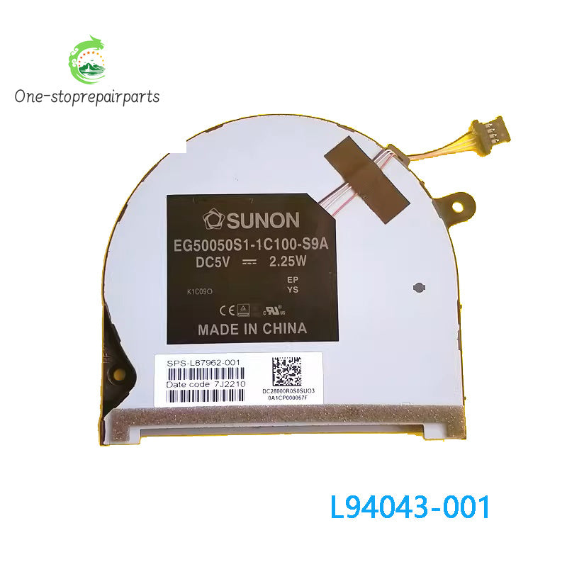 NEW Original LAPTOP CPU COOLING FAN FOR HP Envy 13-BA 13-BA0017TX TPN-C145 L94043-001 HP laptop repair parts