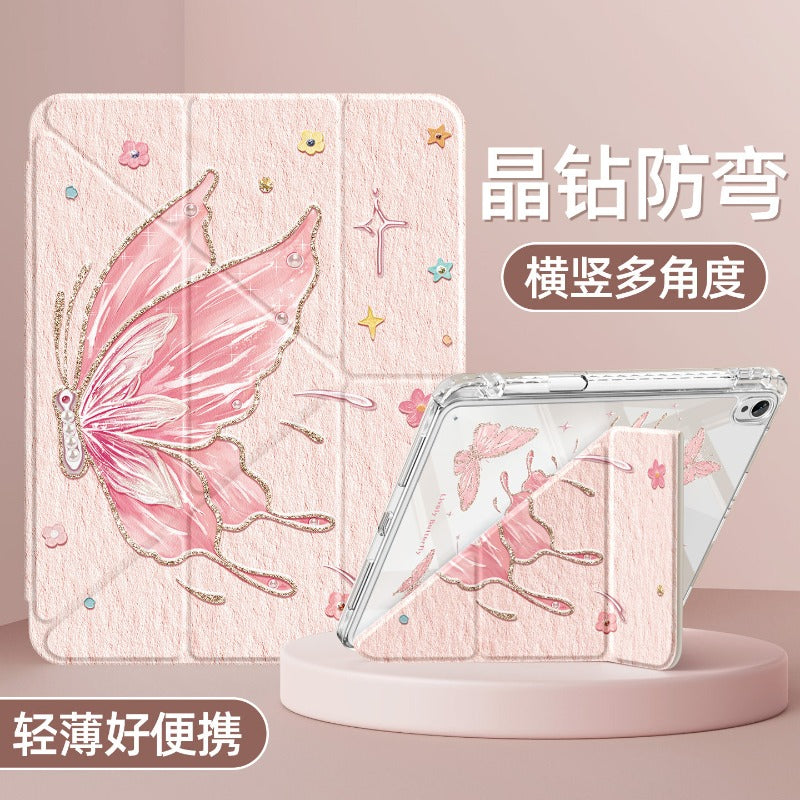 For Huawei matepad11.5 protective case 2026 new pro12.2 tablet case 115s with pen slot air12 all-inclusive For glory x10/9 anti-drop se10.4 star butterfly dance 2023 Tablet Accessories