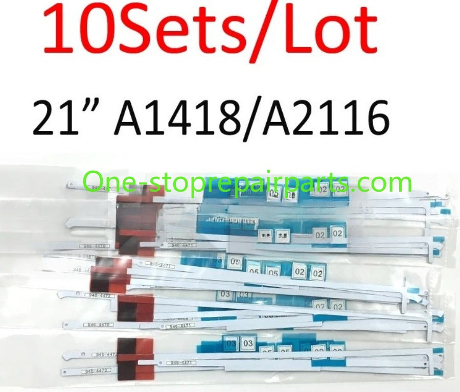 10Sets/Lot NEW A1418 A2116 LCD Display Tape Adhesive Repair kit for iMac 21.5" Strip Glue Foam Sticker 2012-2019 iMac repair parts