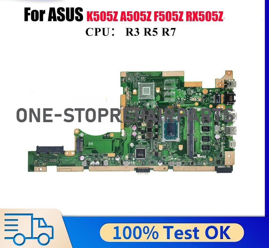 X505ZA Laptop Motherboard For ASUS VivoBook RX505Z X505ZA F505Z K505Z A505Z X505Z Mainboard With R3 R5 R7 CPU 100% Tests OK Stk ASUS laptop repair parts