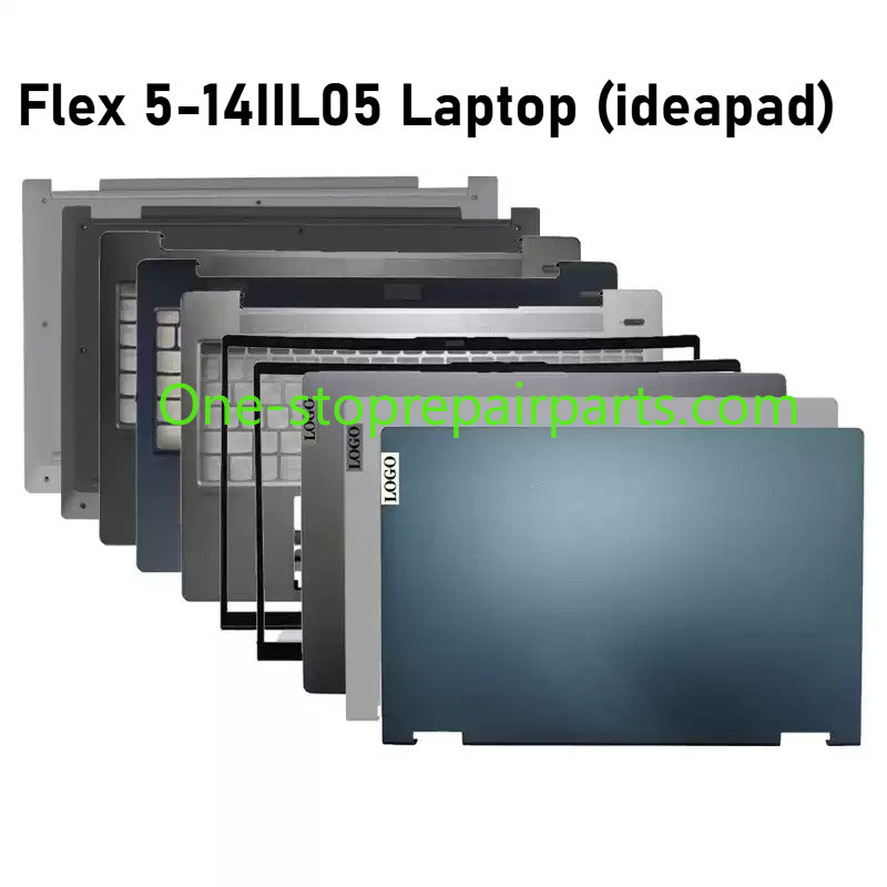 Cover case for For Lenovo ideapad Flex 5-14IIL05 5CB0Y85294 5CB0Y85291 5CB0Y85290 5CB0Y85295 Lcd back housing bezel frame upper tpcase palmrest bottom lower cover hinge Lenovo Laptop repair parts