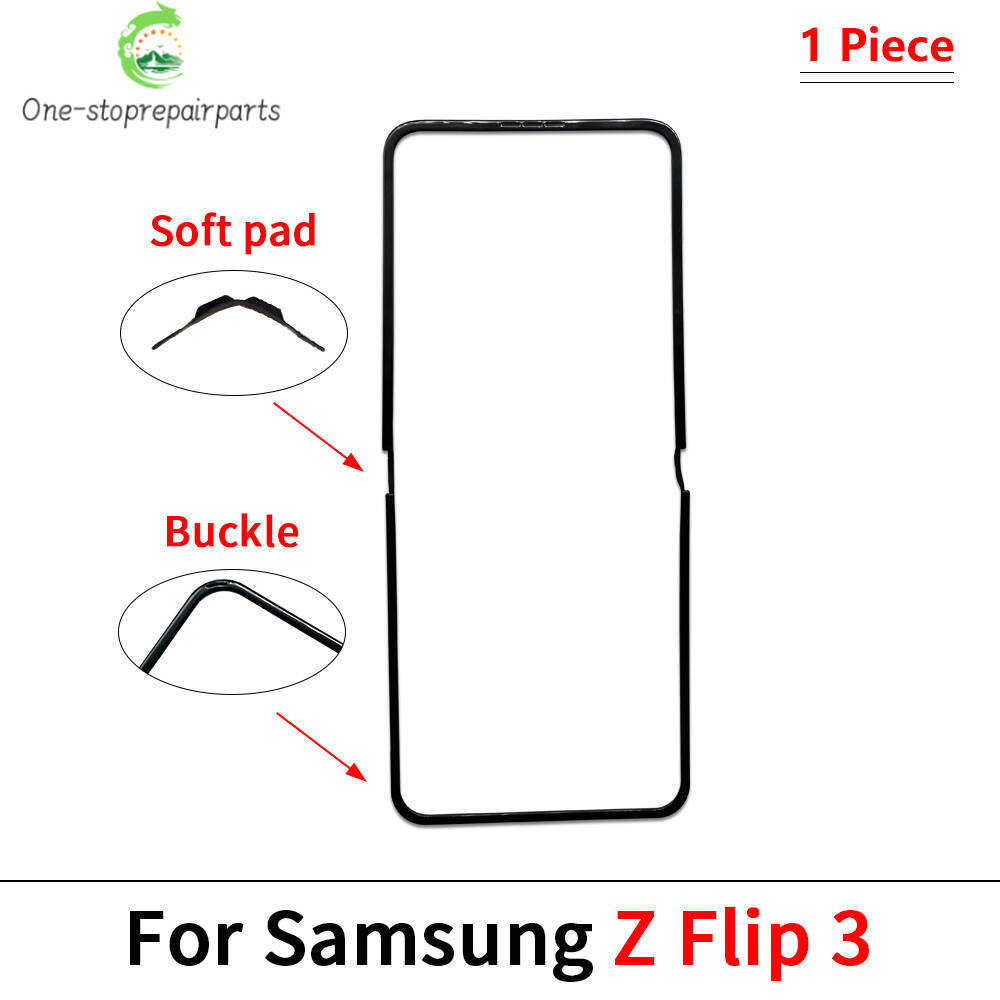 Front Screen Stand Middle Bezel Frame LCD Display Bracket Plastic Hoder For Samsung Z Flip 3 4 5 F731 F721 F711 Samsung phone repair parts