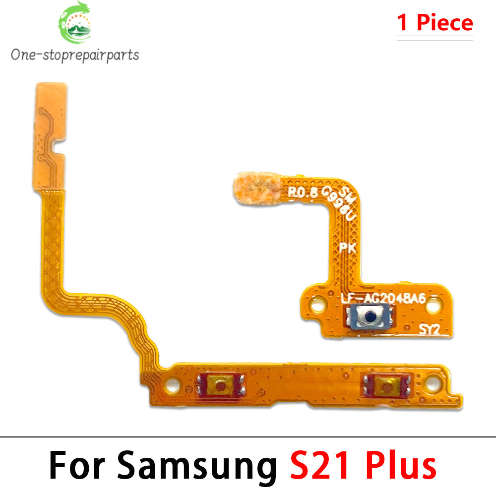 10Pcs, Volume Button Power Switch On Off Button Flex Cable For Samsung S20 S21 S22 S23 S24 Plus Ultra Fe Samsung phone repair parts