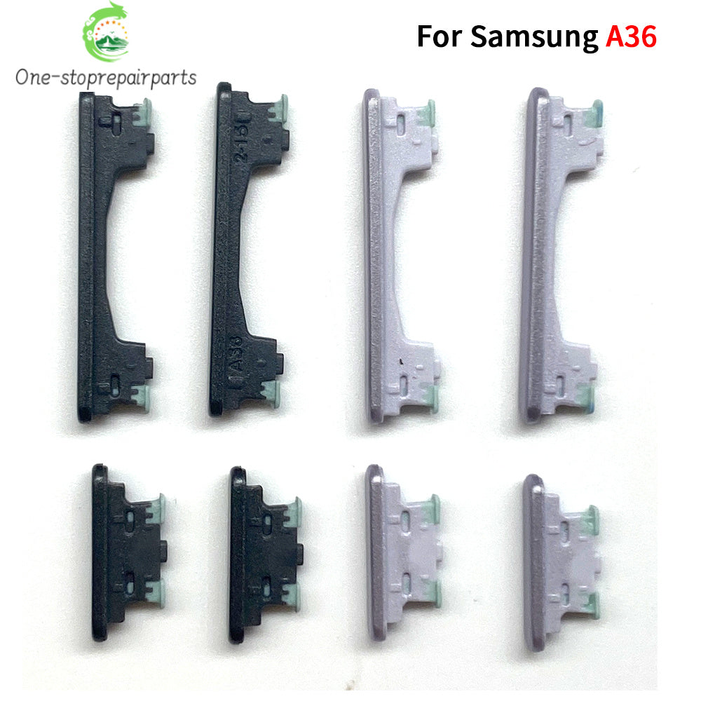 10Pcs, Volume Power Button Side Key For Samsung A22 A32 A52 A72 A13 A33 A53 A14 A24 A34 A05 A15 A25 A35 A06 A26 A36 A16 A07 A17 Samsung phone repair parts