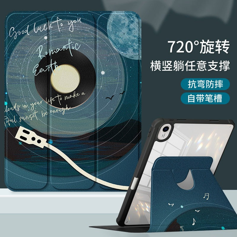 For Huawei matepadair protective case matepad11 flat case 2023 new matepadpro10.8 anti-bend 11.5 inch se acrylic 10.4 all-inclusive anti-drop Tablet Accessories