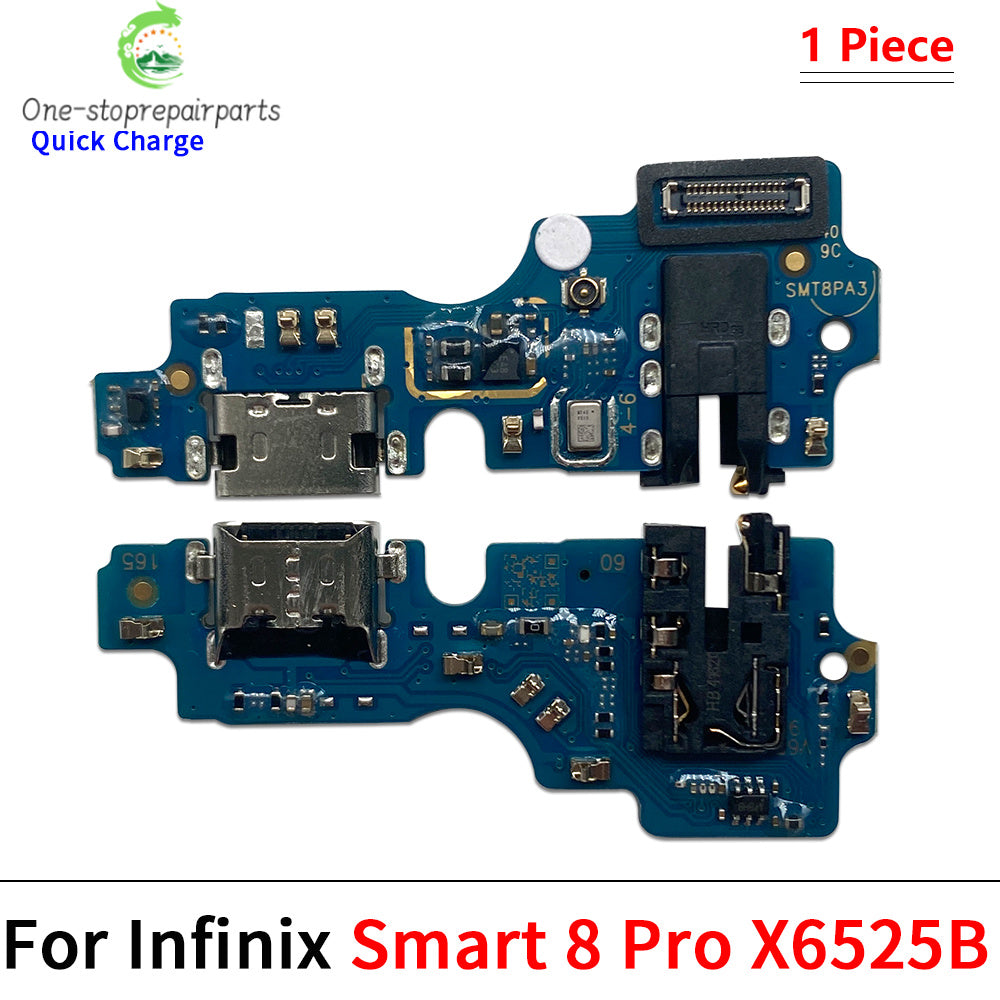 USB Charger Charging Dock Port Connector Flex Cable For infinix Smart 4 5 6 7 8 9 10 HD Pro Plus X6511 X6512 X6823 X6515 X6516  infinix phone repair parts