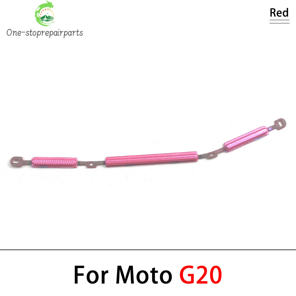 10Pcs/Lot, New For Motorola For Moto G10 G20 G30 G60 G60s G31 G71 G51 5G Power Volume Side Button Key Replacement Parts Motorola phone repair parts