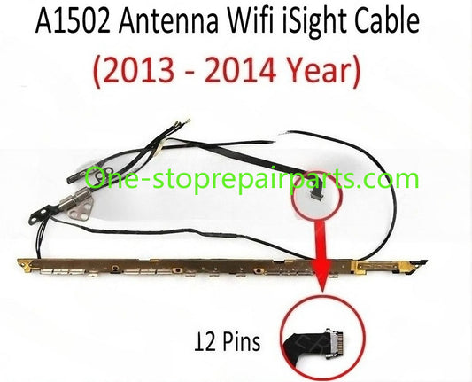 New for MacBook Pro Retina 13" A1502 Webcam Hinge Antenna with Cable 818-2781 2013 2014 2015 Year Macbook repair parts