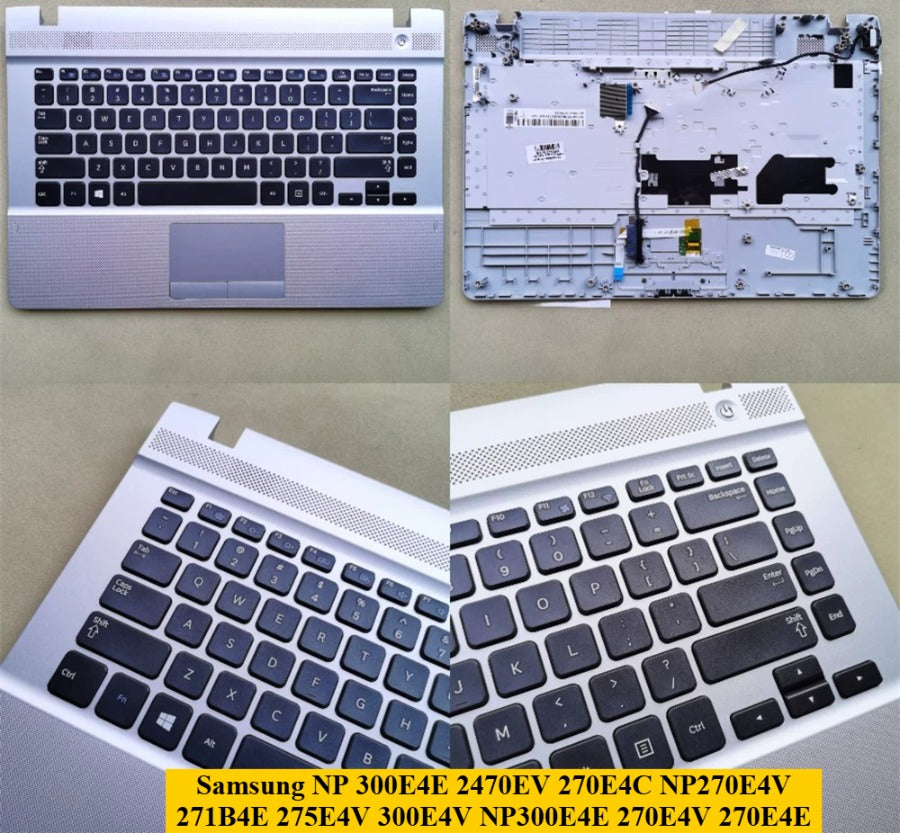 Cover case for Samsung NP 300E4E NP300E4V 2470EV 270E4C NP270E4V 271B4E 275E4V 300E4V NP300E4E 270E4V 270E4E lcd back housing bezel frame upper palmrest keyboard bottom hing cover case Samsung laptop repair parts