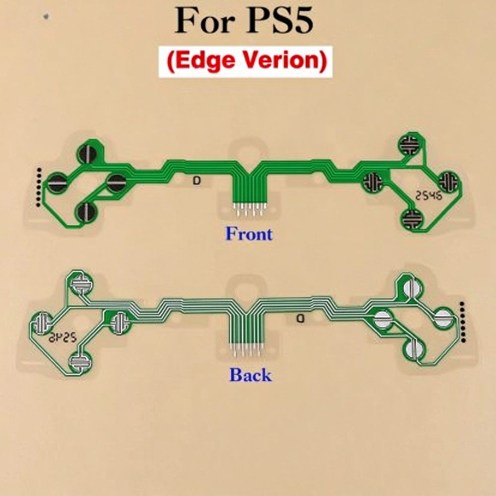1-50Pcs Conductive Films Button Flex Cables For PS5 BDM-030/040/050 for PS5 Edge Gamepad Controller Ribbon Circuit Board Repair Game console repair parts