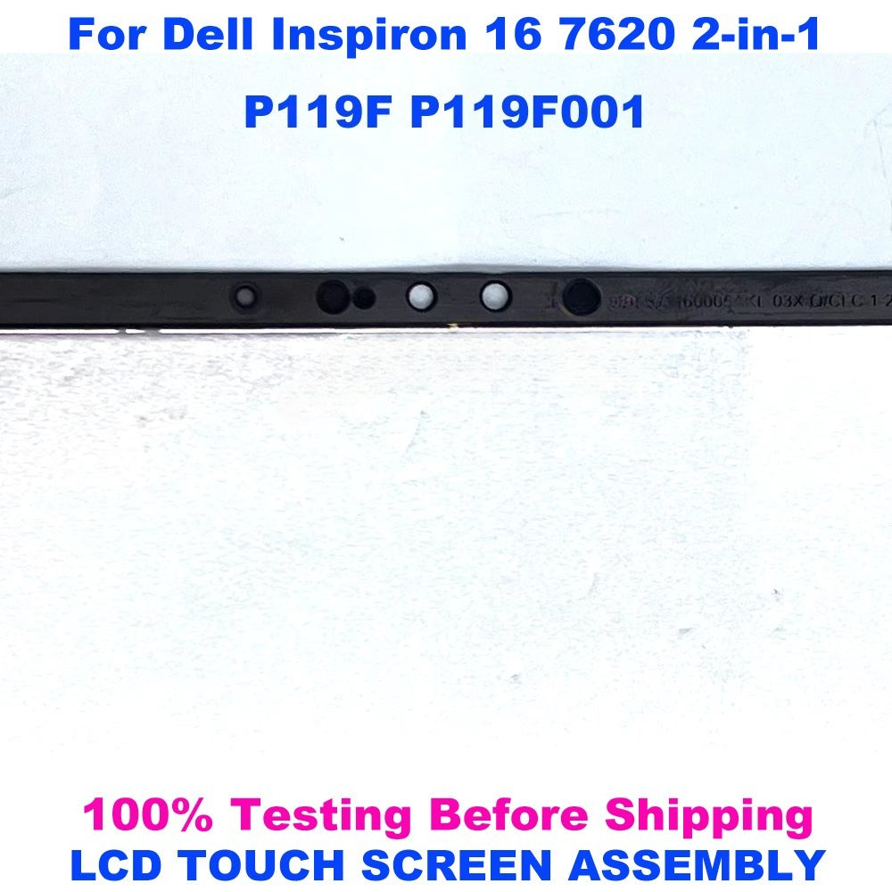 16" Touch For Dell Inspiron 16 7630 7635 7620 2-in-1 P119F P119F001 P128F P128F001 LCD Touch Screen Display Painel Assemby Dell laptop repair parts