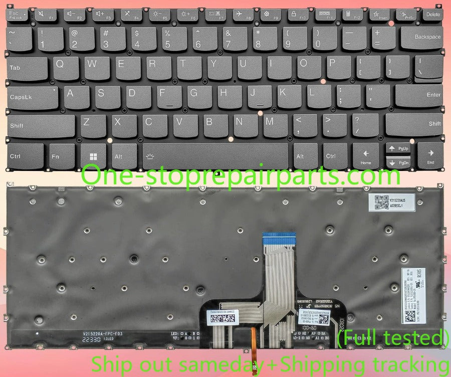 Keyboard for Lenovo Yoga 7 14lAL7 IRL8 Yoga Slim 7 ProX 14ARH7 14IAH7 US backlight