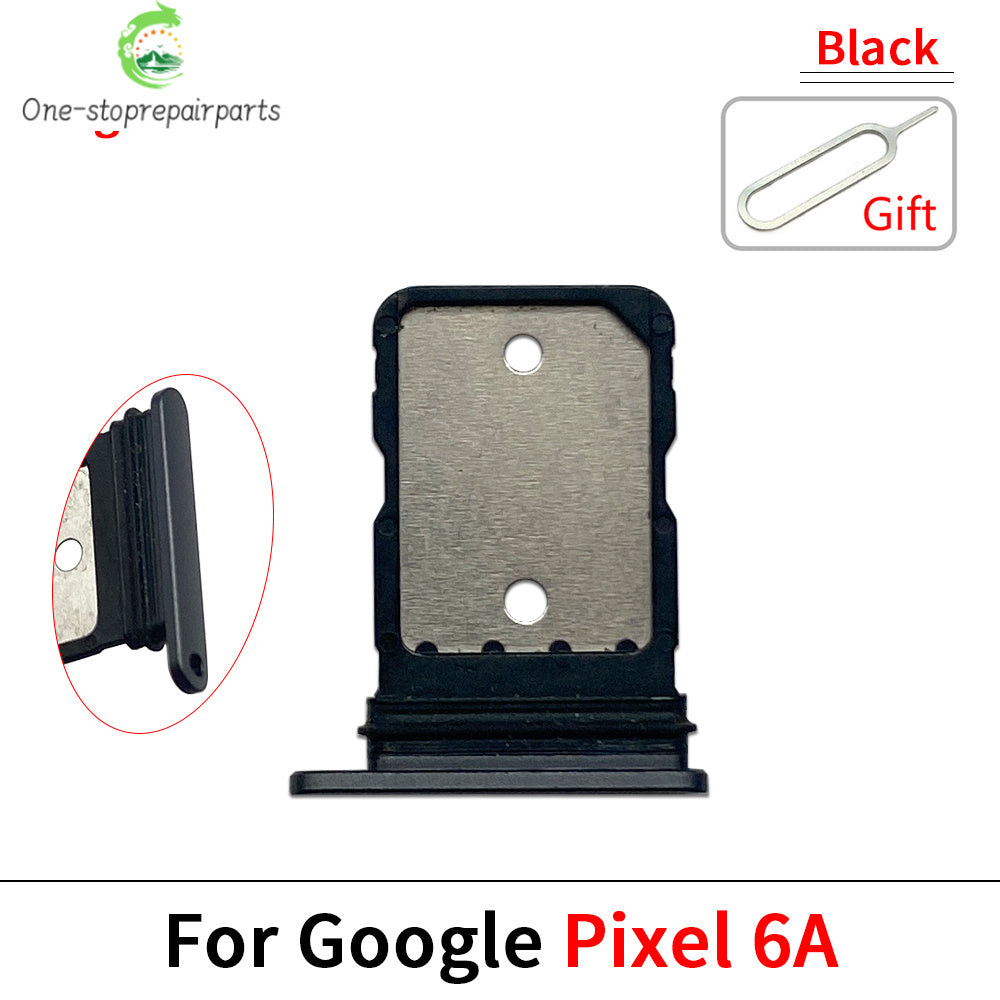 SIM Card Slot SD Card Tray Holder Adapter For Google Pixel 5 5A 6 6A Pro Repair Parts Google Pixel phone repair parts