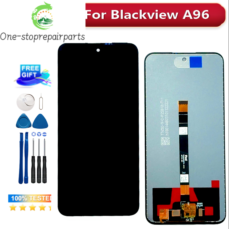 Original For Blackview A96 LCD Display with Touch Screen Digitizer Assembly Spare Parts Sensor For Blackview A96 Display LCD Blackview phone repair parts