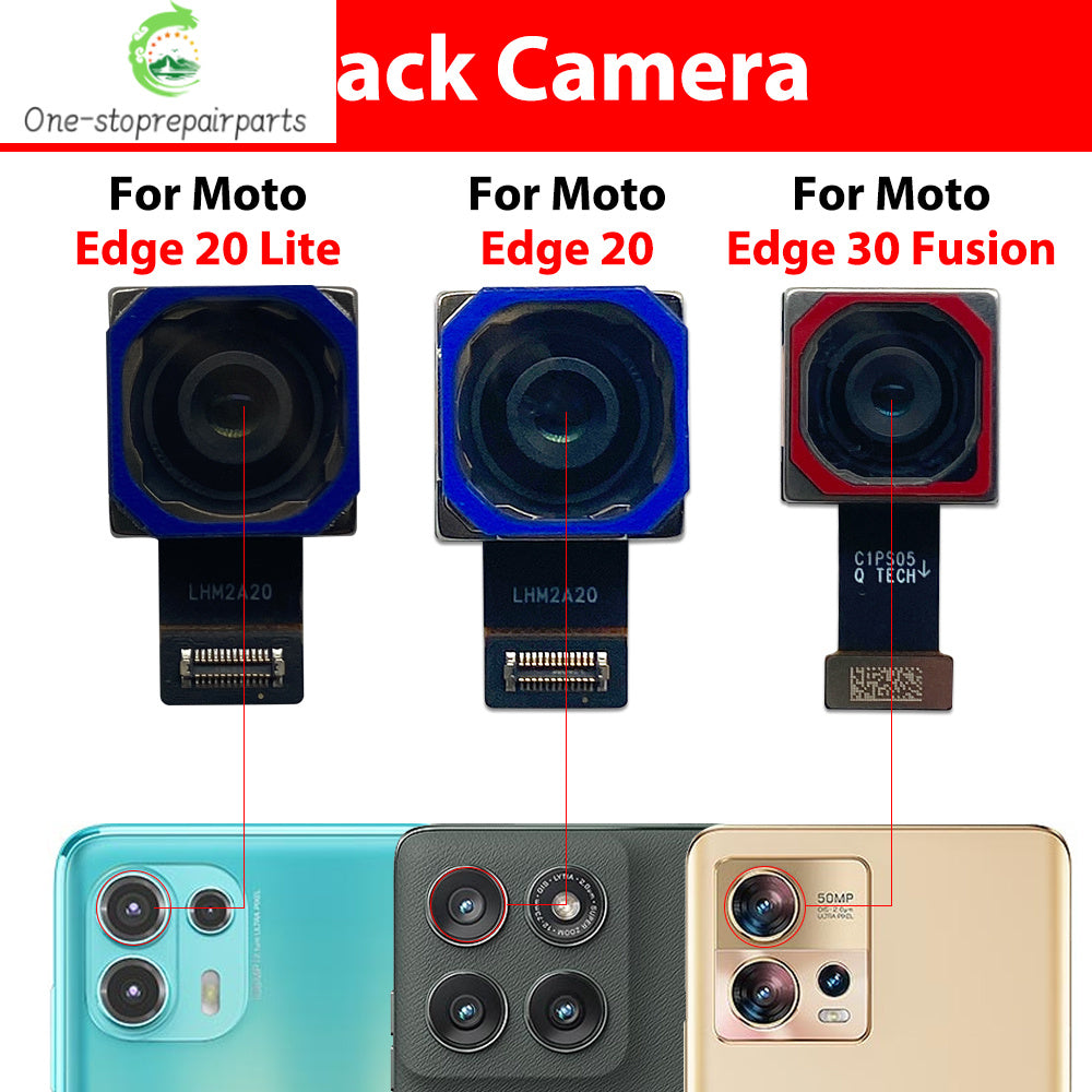 Front Camera Flex Front Back Rear Camera Module Flex Cable For Motorola Moto Edge 20 30 40 50 Neo Fusion Lite Pro Motorola phone repair parts