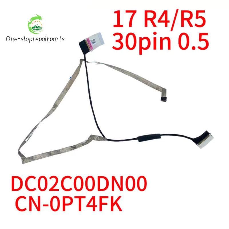NEW ORIGINAL Laptop LCD EDP FHD Cable For Dell Alienware 17 R4 R5 0PT4FK DC02C00DN00 Dell laptop repair parts