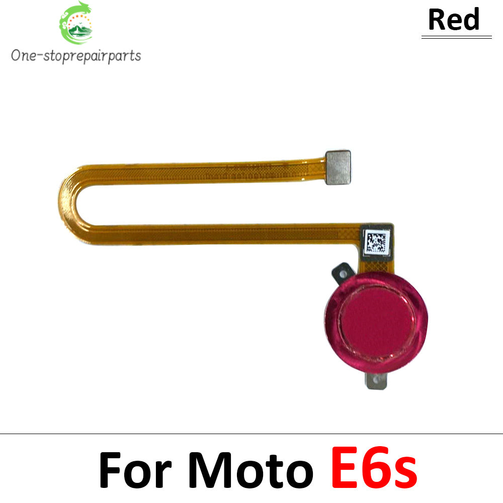 10Pcs/Lot, Home Button FingerPrint Touch ID Sensor Flex Cable For Motorola Moto E20 E32 E40 E6s E7 Plus Power Motorola phone repair parts