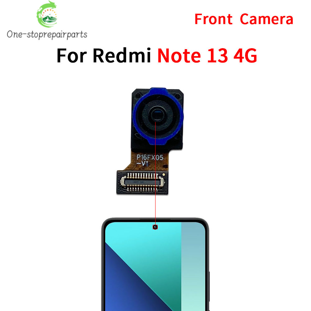 Front Camera Flex Back Rear Camera Module Flex Cable For Xiaomi Redmi Note 13 Pro Plus 4G 5G Xiaomi  Xiao mi phone repair parts