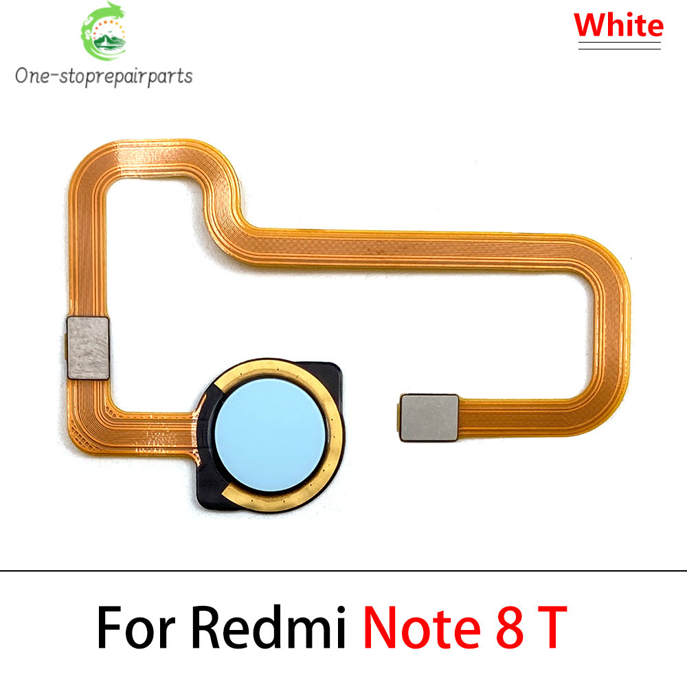 10Pcs, New For Xiaomi Redmi Note 8T 8 9s 9 Pro Home Button FingerPrint Touch ID Sensor Flex Cable Ribbon Replacement Parts  Xiaomi  Xiao mi phone repair parts