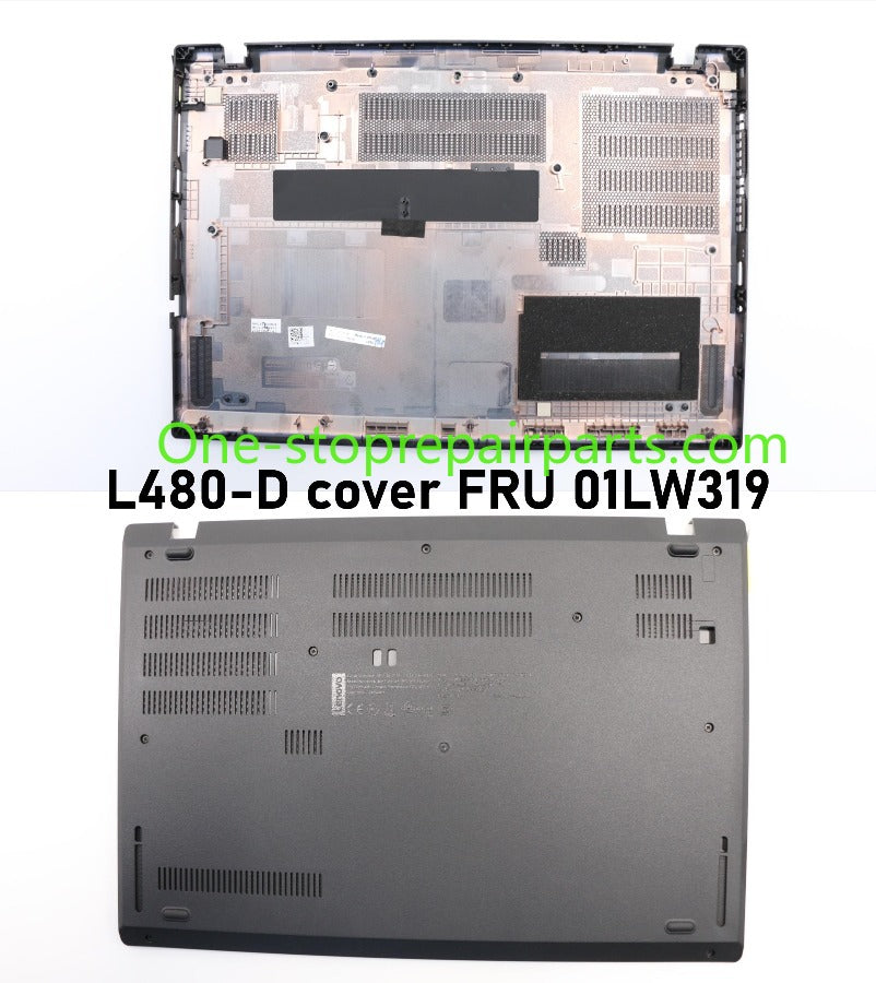 Cover case for Lenovo Thinkpad L480 L485 L490  lcd back housing bezel upper palmrest lower bottom hing cover 01LW315 02DM325 5CB0W66971 5CB0W74087 02DM330 01LW319 Lenovo laptop repair parts