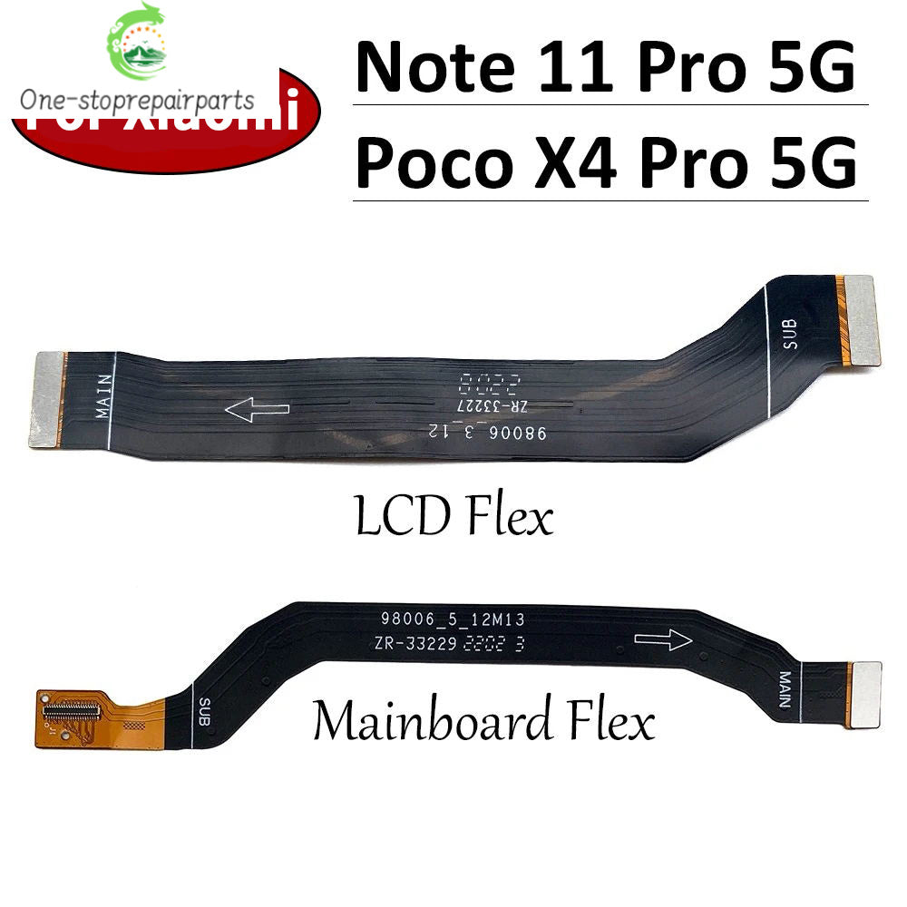 For Xiaomi Poco X4 Pro 5G / Redmi Note 11 Pro 5G Main FPC LCD Display Connect Mainboard Flex Cable Replacement Parts  Xiaomi  Xiao mi phone repair parts