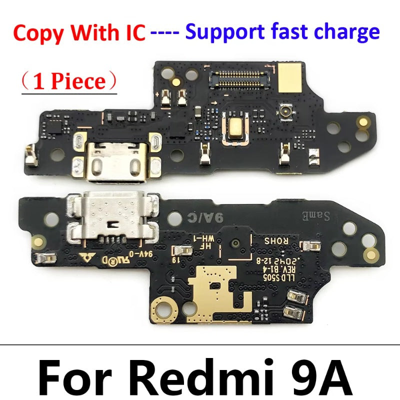 10Pcs USB Charge Port Dock Connector Charging Board Flex Cable For Xiaomi Poco X3 Pro M3 Redmi Note 7 8 8T 9S 9 10 10s Pro 9C 9A  Xiaomi  Xiao mi phone repair parts