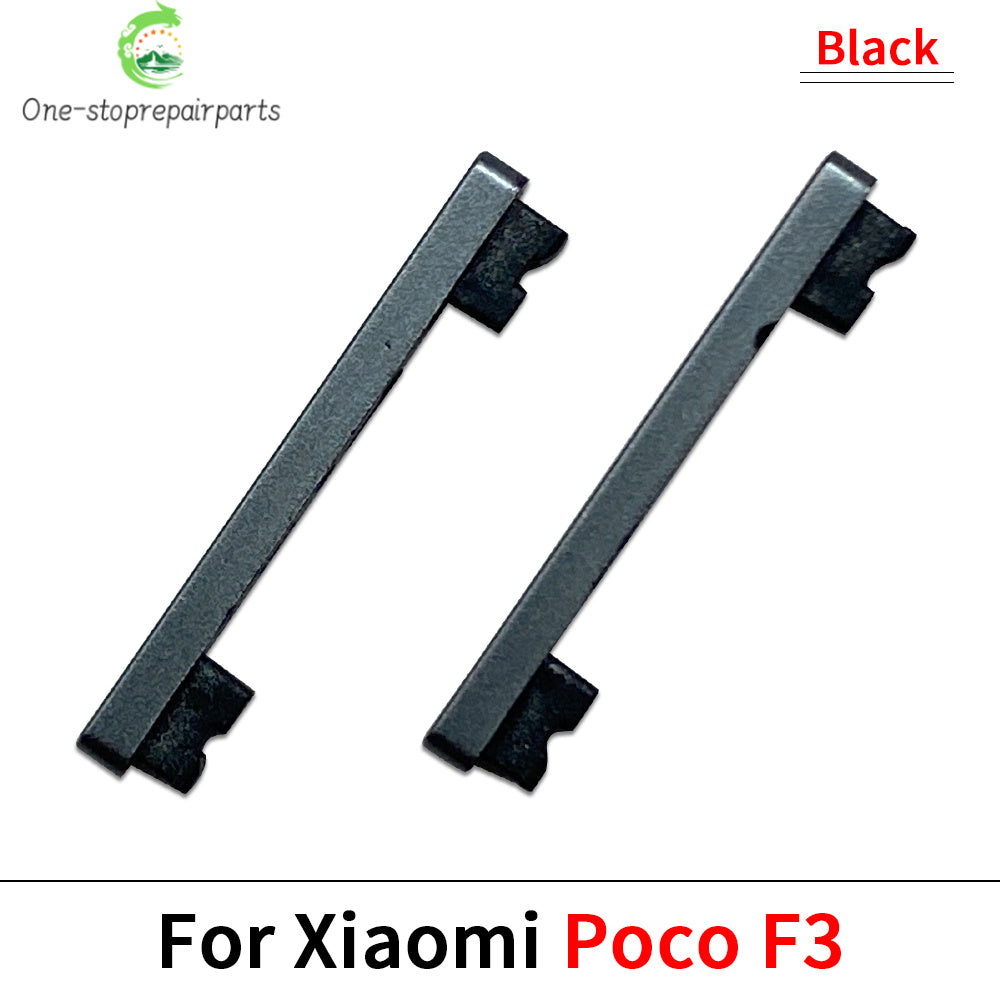 10Pcs/Lot, Side Keys Power and Volume Buttons For Xiaomi Poco F1 F2 Pro F3 F4 5G Replacement Parts  Xiaomi  Xiao mi phone repair parts